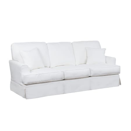 Fine-Line Ariana Slipcovered Sleeper Sofa Performance White FI2475045